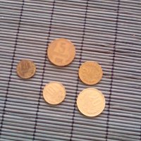  монети 1974-1,2,5,10,20 стотинки, снимка 1 - Нумизматика и бонистика - 34743059