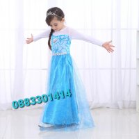 Рокля Елза Замръзналото кралство Frozen , снимка 3 - Детски рокли и поли - 34456068
