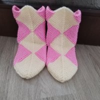 Плетени Дамски чорапи, снимка 4 - Дамски чорапи - 41871751