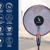 Вентилатор на стойка Beper - 35 Watt, снимка 2 - Вентилатори - 41445299