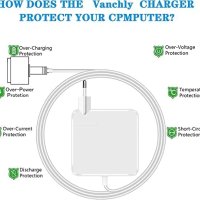 Ново Зарядно лаптоп Mac Pro Charger 85W с Магнитен T-Tip LED Индикация, снимка 2 - Друга електроника - 42605961