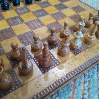 Дървен шах , снимка 8 - Шах и табла - 44728264