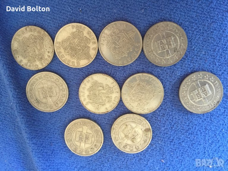 Лот от юбилейни монети 50 ст., снимка 1