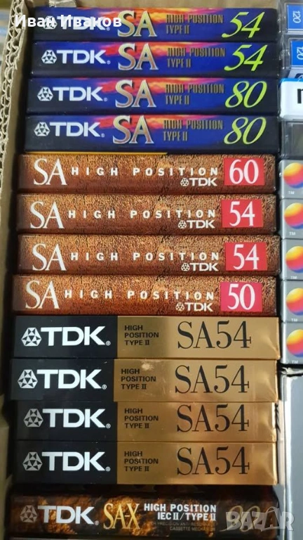 TDK SA аудиокасети , снимка 1