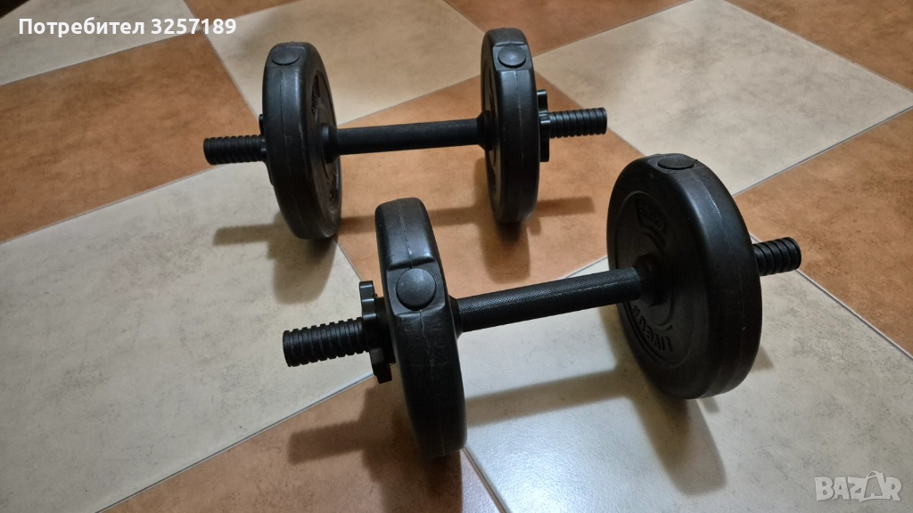Комплект дъмбели - 2 бр. по 3 кг., снимка 1
