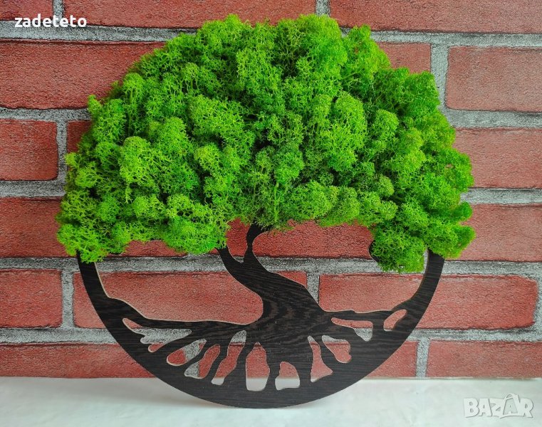 Пано Дървото на живота със скандинавски мъх , снимка 1