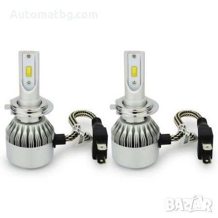 LED Диодни крушки Automat, C6 H7, 6000K, 36W, 2броя, снимка 1