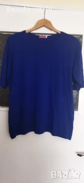 Синя блуза хл-2 хл, снимка 1
