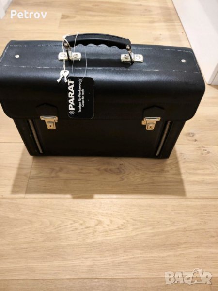 PARAT Made in Germany - ЧИСТО НОВ PROFI Куфар/Чанта за Инструменти от дебела естественна телешкакожа, снимка 1