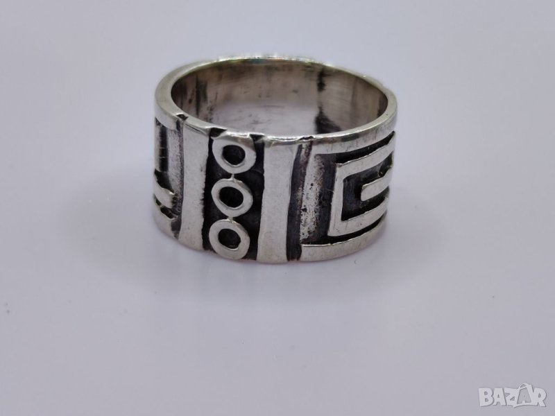 Мъжка 925 сребърна халка/ пръстен 16,91мм, снимка 1