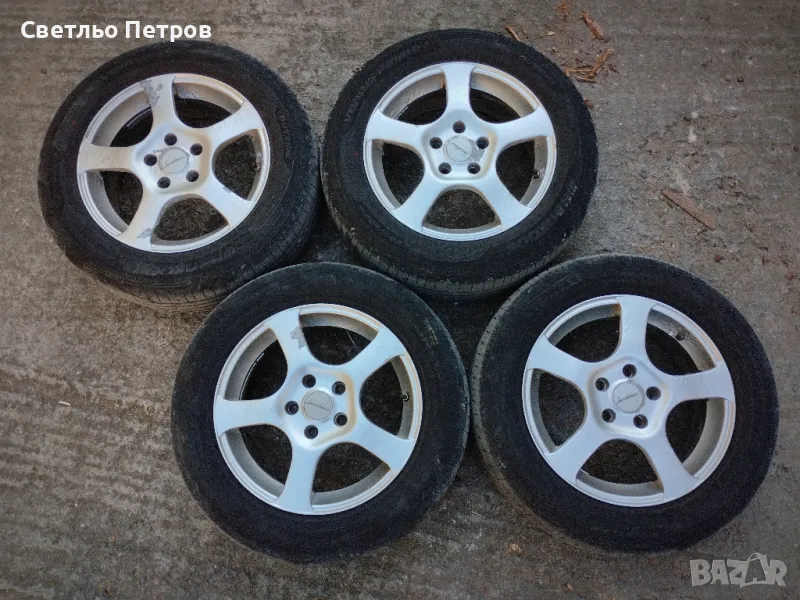 4 Броя Алуминиеви Джанти "Lardini" С Гуми към тях(205/60/16), снимка 1