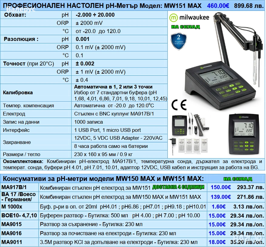 рН метри, снимка 1