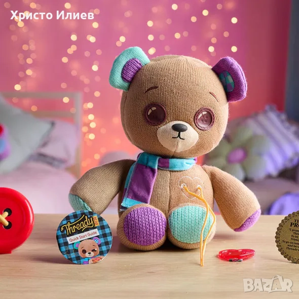 Интерактивно мече Thready Плюшено мече Теди, снимка 1