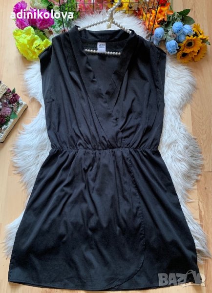 Тънка черна рокля Веро Мода, снимка 1