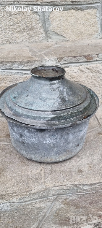 Стара медна тенджера, снимка 1