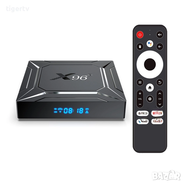 2026 МОДЕЛ! X96 M200 Android 14 | S905X5M | 4/64GB | Gigabit LAN | 4K Гаранция, снимка 1