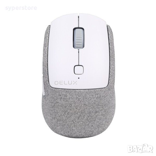 Мишка Безжична Delux M520DB 2400dpi 6btns Сива Wireless Optical Mouse, снимка 1