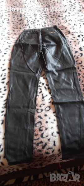 Чисто нов черен кожен клин номер 26, снимка 1