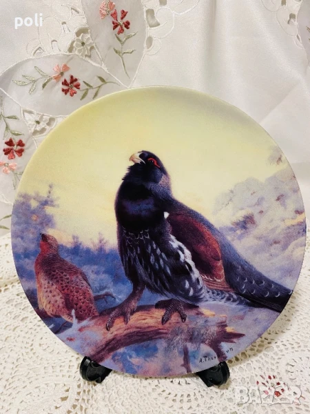 порцеланова чиния за стена , снимка 1