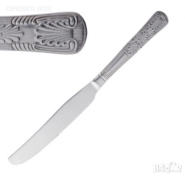 Комплект 12 бр ножове за хранене Olympia Kings Solid Handle Table Knife, снимка 1