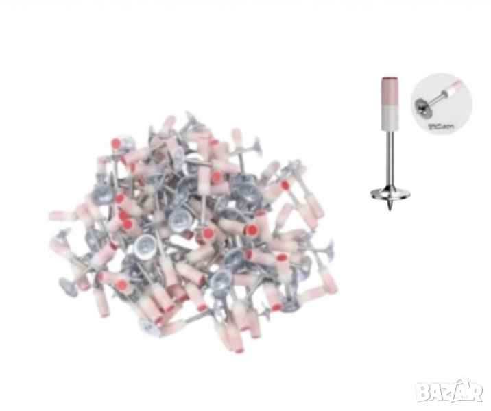 Пирони за пистолет 100 бр., 16 мм., снимка 1