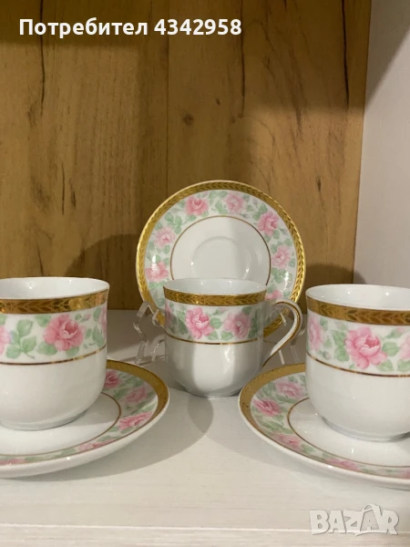 Burg Lindau. 1950 г. 3 порцеланови сета , снимка 1