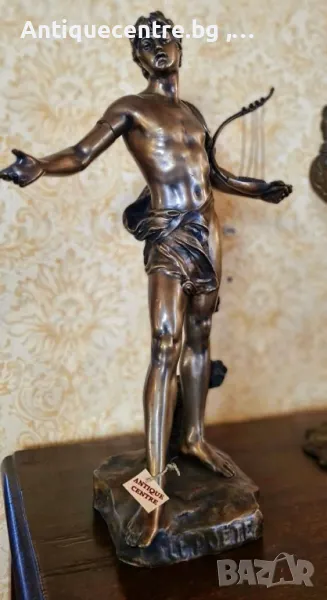 Антична ,Бронзова статуя, Франция   , снимка 1