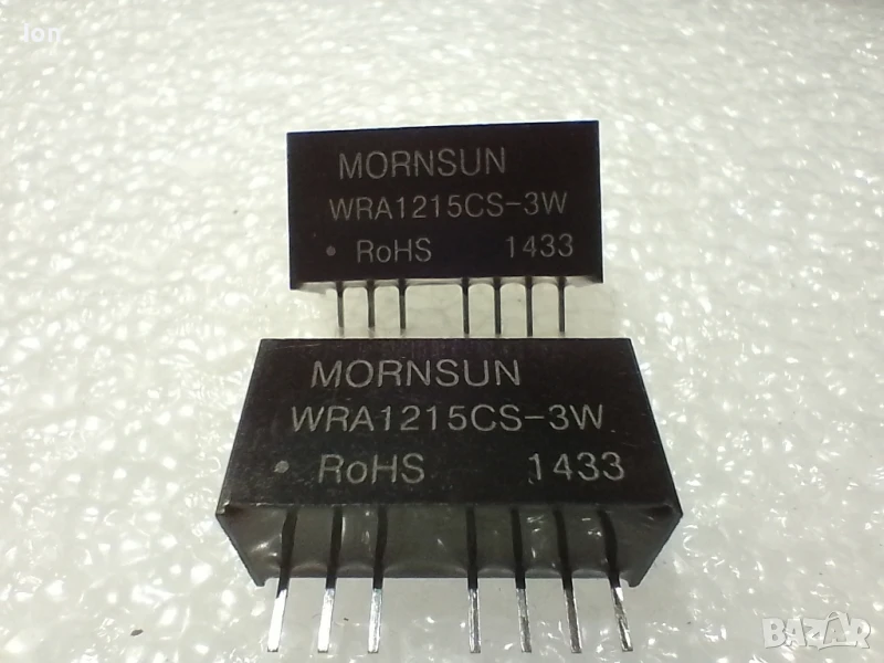 DC-DC "Mornsun" конвертори WRA1215CS-3W 12Vdc to +/-15Vdc, 200mA, снимка 1