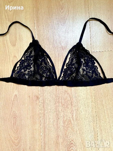 💕 Прозрачен сутиен без банели с волани – размер M 💕, снимка 1