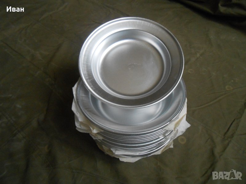 Дълбоки алуминиеви чинии Хром Силистра, снимка 1