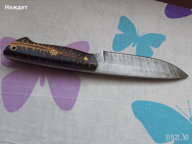 Нож от дамаска стомана, снимка 1