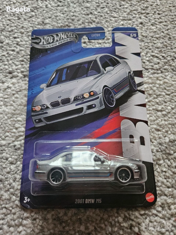 Hot Wheels BMW 2001 M5 – 1:64, снимка 1