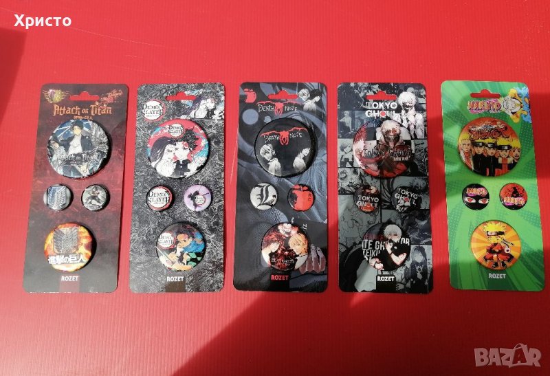 Аниме значки , снимка 1