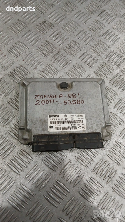 Компютър Opel Zafira A 2.0DTi 1998г. 0281010021 09133269 , снимка 1