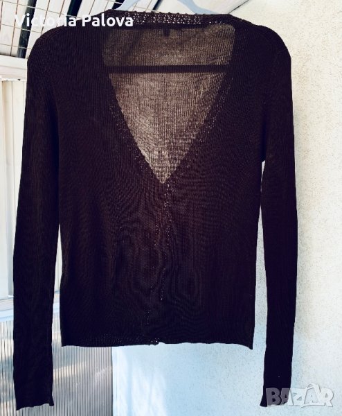 MASSIMO DUTTI жилетка 100% коприна, снимка 1