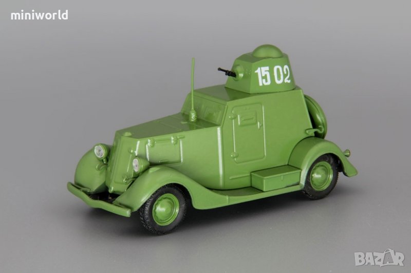 БА-20 военен бронетранспортьор танк СССР 1936 - мащаб 1:43 на DeAgostini моделът е нов в блистер, снимка 1