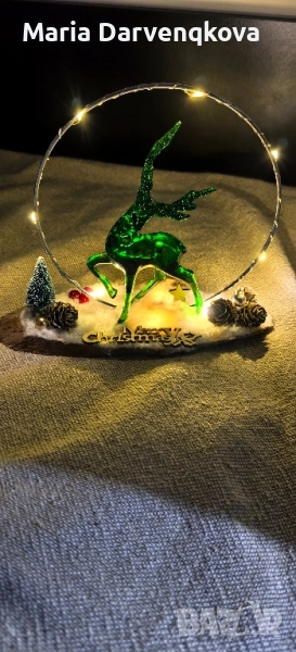 Коледен сувенир с елен , снимка 1