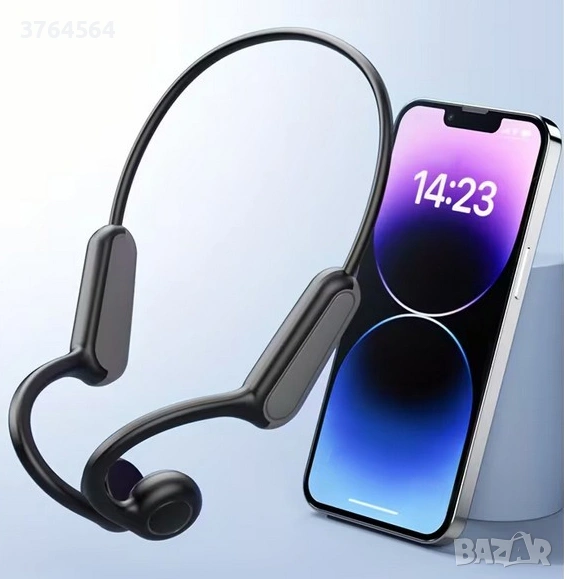 Водоустойчиви слушалки с костна проводимост - IP56, снимка 1