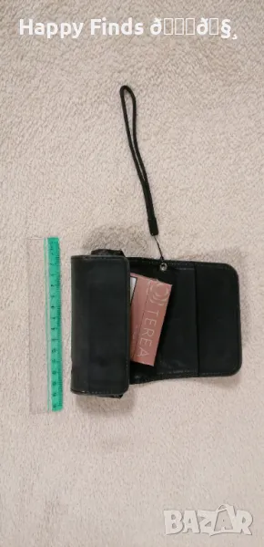 Аксесоар за пушач от естествена кожа, черен, снимка 1