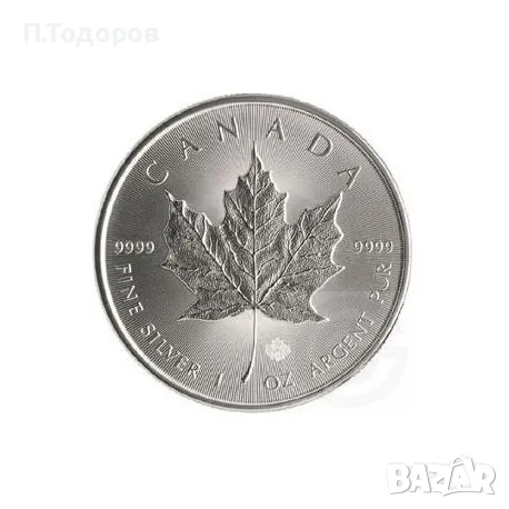 1 oz Сребро Кленов лист - 2025, снимка 1