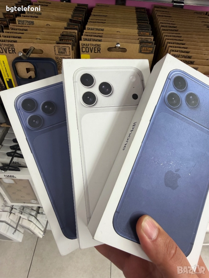 iPhone 17 Pro Max 512GB blue,silver  запечатани,чисто нови, снимка 1