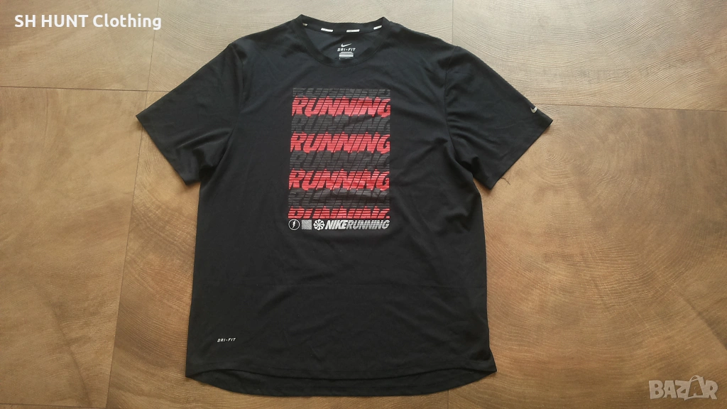 NIKE RUNNING T-Shirt Размер L мъжка оригинална тениска 26-67, снимка 1