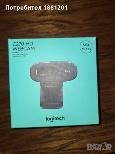 Уеб камера C270HD Logitech , снимка 1
