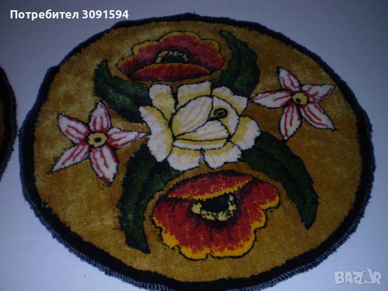 Две възглавнички  за стол пъмучен плюш , снимка 1