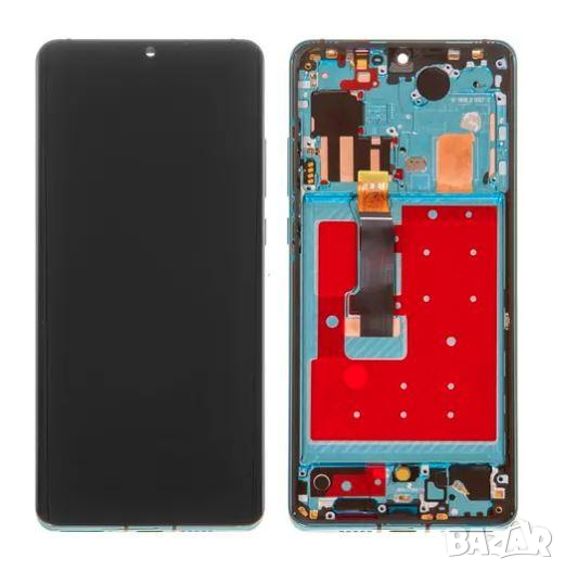 LCD Дисплей за Huawei P30 PRO + тъч скрийн + Рамка / Син /, снимка 1