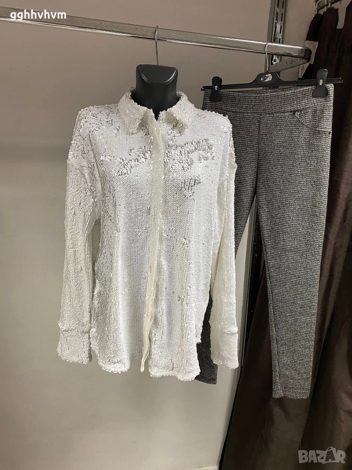 риза с обръщащи се пайети, снимка 1