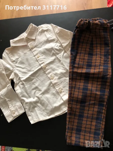 Детски панталон и риза, снимка 1