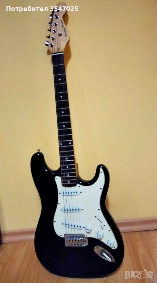 Електрическа китара Harley Benton, екранирана с медно фолио., снимка 1