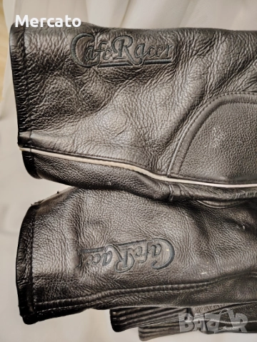 Кожено мото  яке стил "Cafe Racer" , снимка 3 - Аксесоари и консумативи - 52322705