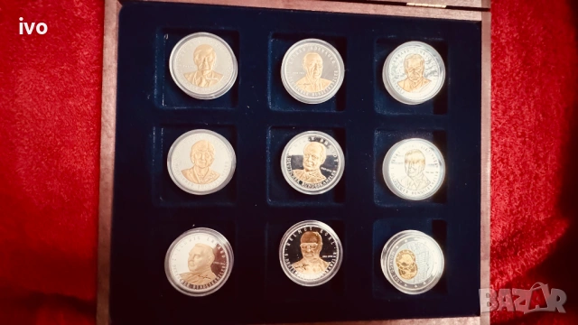 Немски канслери, посребрени медали, снимка 3 - Антикварни и старинни предмети - 50107701